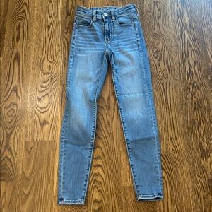 🍂American Eagle Next Level Stretch High Rise Jegging Size 00 Short.